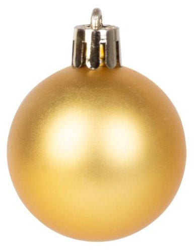 MagicHome božične kroglice, set, 50 kos, 4-5 cm, zlata, zvezda, girlanda, stožec, za božično drevo
