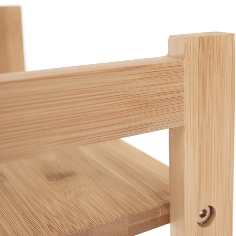 Regal mit 3 Ablagen, Naturbambus, IMPEROR TYP 1