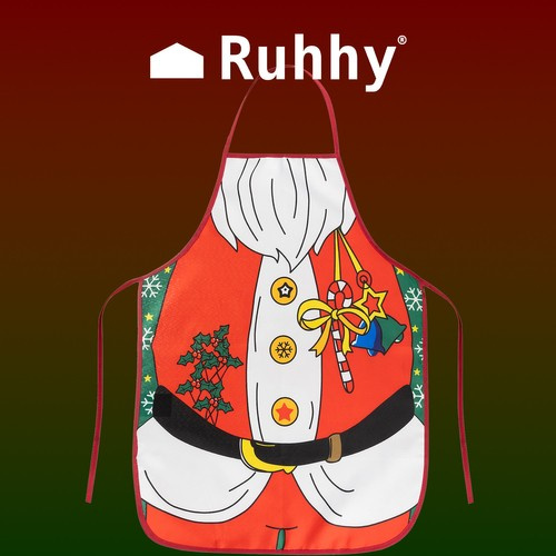 Weihnachtsschürze - Weihnachtsmann Ruhhy 22683