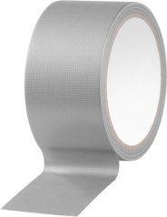 Strend Pro Klebeband, 50 mm, L-10 m, Textil, selbstklebend, grau