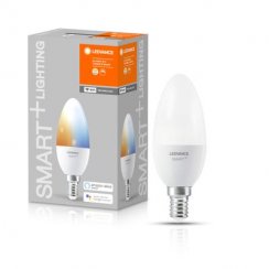 Žarnica LEDVANCE® SMART + WIFI 040 (ean5556) dim - zatemnitev, 5W, E14, 2700K-6500K, CLASSIC B