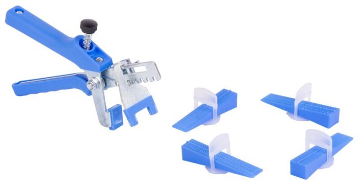 Szintező készlet Strend Pro LS511 StarterKIT, 100x 1 mm távtartó + 100x ék + fogó