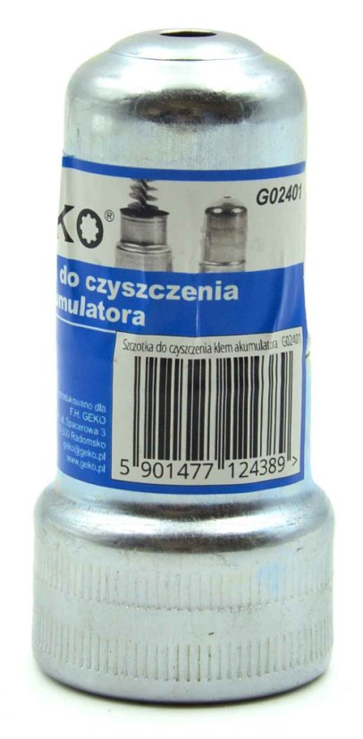 Drahtbürste zum Reinigen der Autobatteriepole, GEKO