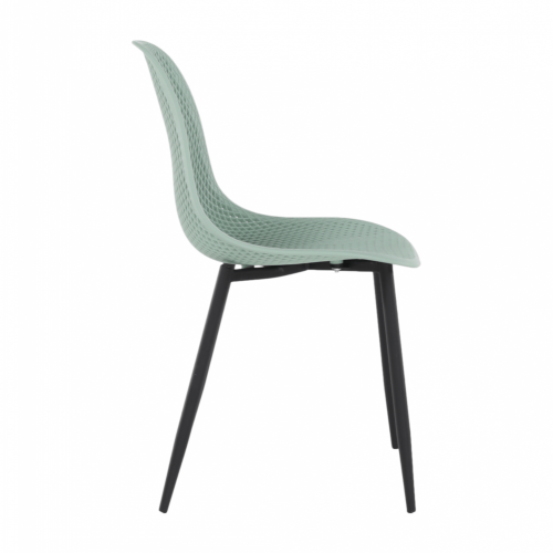 Krzesło do jadalni, zielony/czarny, TEGRA TYP 2