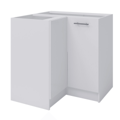Unterer Eckschrank, weiß, FABIANA S - 90N