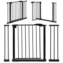Bezpečnostná zábrana 74-105 cm čierna