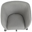 Uredska stolica, sivo-smeđa tkanina/metal, LENER