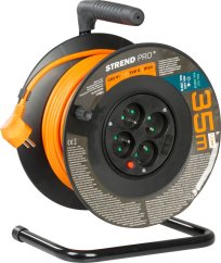 Kábel Strend Pro DG-FB04 35 m, predlžovací na bubne, prierez 1,5mm2