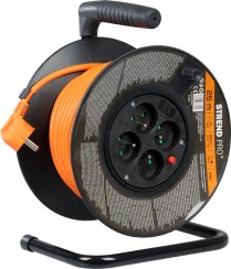 Cablu Strend Pro DG-FB04 25 m, prelungire pe tambur, secțiune transversală 1,5 mm2