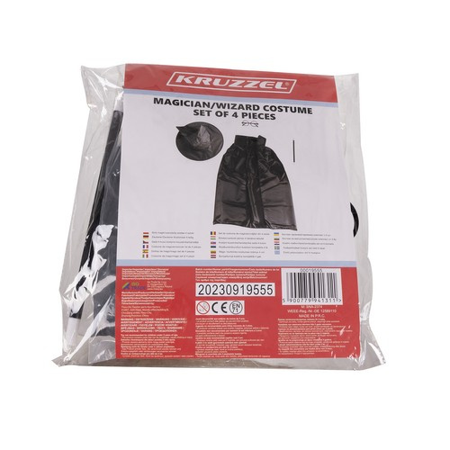 Kostim mađioničar/čarobnjak, set od 4 komada. Kruzzel 19555 (akce)