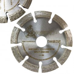 Diamantna plošča za rezkanje dilatacijskih spojev 125 x 22,2 mm, žlebljena, MAR-POL
