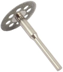 Gyémánt kerékkészlet MINI, 6 részes, tartóval, szár 3 mm, XL-TOOLS (akce)