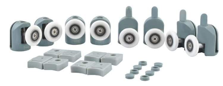 PIERŚCIENIE DO KABINY PRYSZNICOWEJ - zestaw 8 sztuk