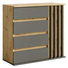 Komoda, Artisan Graphite/Dub 1K4s, DERIS