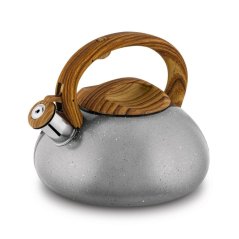 Edelstahl Teekanne 3l OTTIS grau gesprenkelt