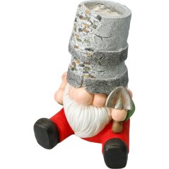 Kerti díszvirágcserép, törpe méretű, 24 x 21 x 33 cm, lapáttal