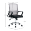 Krzesło biurowe, szaro-brązowa tkanina siateczkowa TAUPE/tkanina czarna, APOLO 2 NOWOŚĆ
