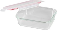 Dóza MagicHome, obdĺžniková, 1000 ml, s vekom, Clip, sklenená