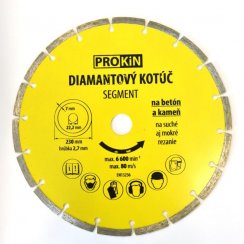 Kotouč diamantový o 230x22,23 mm SEGMENT PROKIN /40321123/ KLC