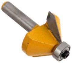 Schaftfräser für Holz, Winkel = 45°, Durchmesser 27 mm, Schaft 6 mm, XL-TOOLS