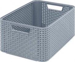 Basket Curver® STYLE M, szürke, 28,7x38,6x17 cm
