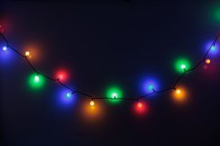 MagicHome Weihnachtskirschkugelkette, 100x LED mehrfarbig, IP44, 8 Funktionen, Beleuchtung, L-9,90 m
