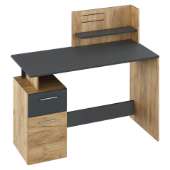 PC stol, umjetnički hrast/grafit, PLATON NOVO