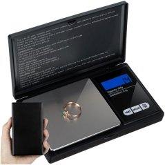 Taschenwaage 500 x 0,1 g mit Klappe 23573