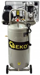Pionowa sprężarka oleju, moc 1,5 kW, 390 l/min, zbiornik powietrza 100 litrów, GEKO