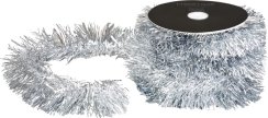 Girlanda, 9cm x 10m, strieborná