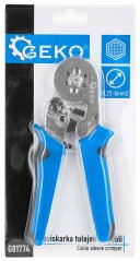 Clește de sertizat pentru capetele de cablu 0,25-6mm2, GEKO