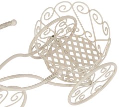 Dekorace MagicHome Mecco, Stojan na květináč, kolo, 48x20x35 cm