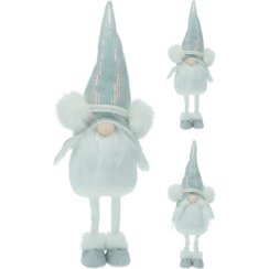 Postavička škriatok 51 cm strieborný mix