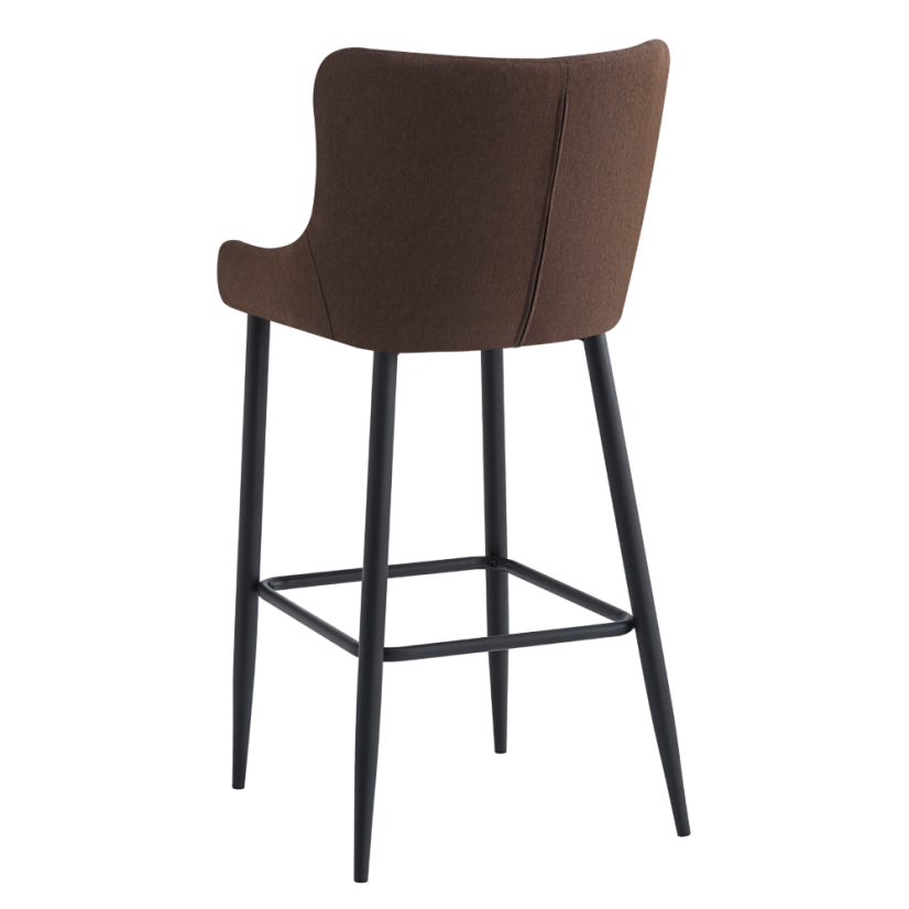 Barhocker, braun/schwarz, CEZARIA