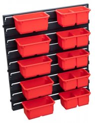 QBRICK® Organizer tartalék dobozok, ONE Organizer M/L, 11 részes készlet, falra