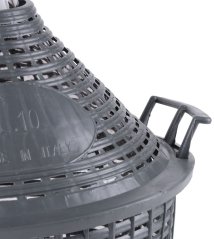 Demižón Strend Pro Cada Inco, 10 lit. skleněný demižon na víno a kořalku, plastový kryt