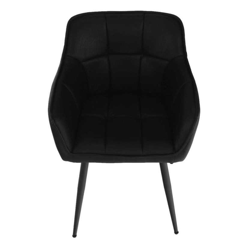 Design-Sessel, schwarz, TOPAZ