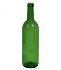Fľaša na alkohol/víno sklo 750 ml 8ks/bal zelená 770631471 XXX