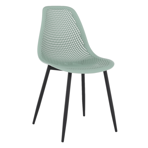 Jídelní židle, zelená/černá, TEGRA TYP 2