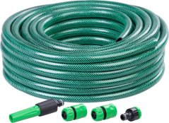 Hadica Strend Pro Economic, 1/2", L-15 M, sada adaptér, dýza, spojky, záhradná