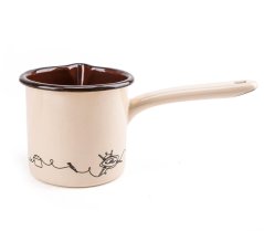 Šalica 10 cm/0,7 l s ručkom, Linea dekor