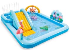 Bazén Intex® 57161, Jungle adventure play center, detský, nafukovací, 2,44x1,98x0,71 m