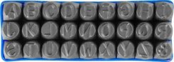 Štampiljke abeceda HR59107 10 mm, črka, 27 kos