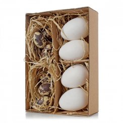 Plastični set za ukrasno jaje od 12 kom