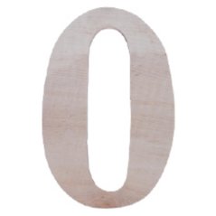 Hausnummer aus Holz ca. 18cm