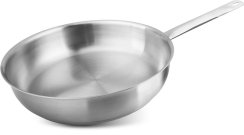 MagicHome Chloe serpenyő, 26 cm, 3,2 liter, üvegtetővel, rozsdamentes acél