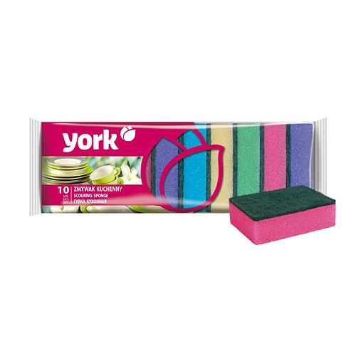 York szivacs 030030, edényszivacs, 9x6x3 cm, bal. 10 db