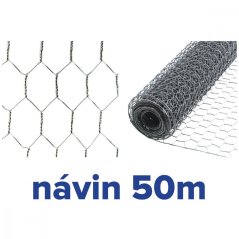 Pletivo HEX 25/0,8x1000 50 m ZN /15901604/