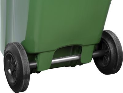 Konténer MGB 240 lit., műanyag, zöld, hamutartó hulladéknak