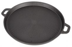 Płyta grillowa MagicHome, żeliwna, okrągła, 340x35 mm